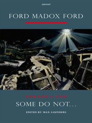 Parade's End Volume I - ebook